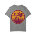 Sunset Palm Tree Unisex T-Shirt | Soft Beach Vibes | Perfect for Summer, Vacations, Gifts, Beach Days, Relaxation
