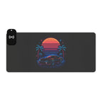 LED Gaming Mouse Pad with Wireless Charging - Retro Design, Desk Accessory for Gamers, LED Light Gift, Unique Office Decor, [...]