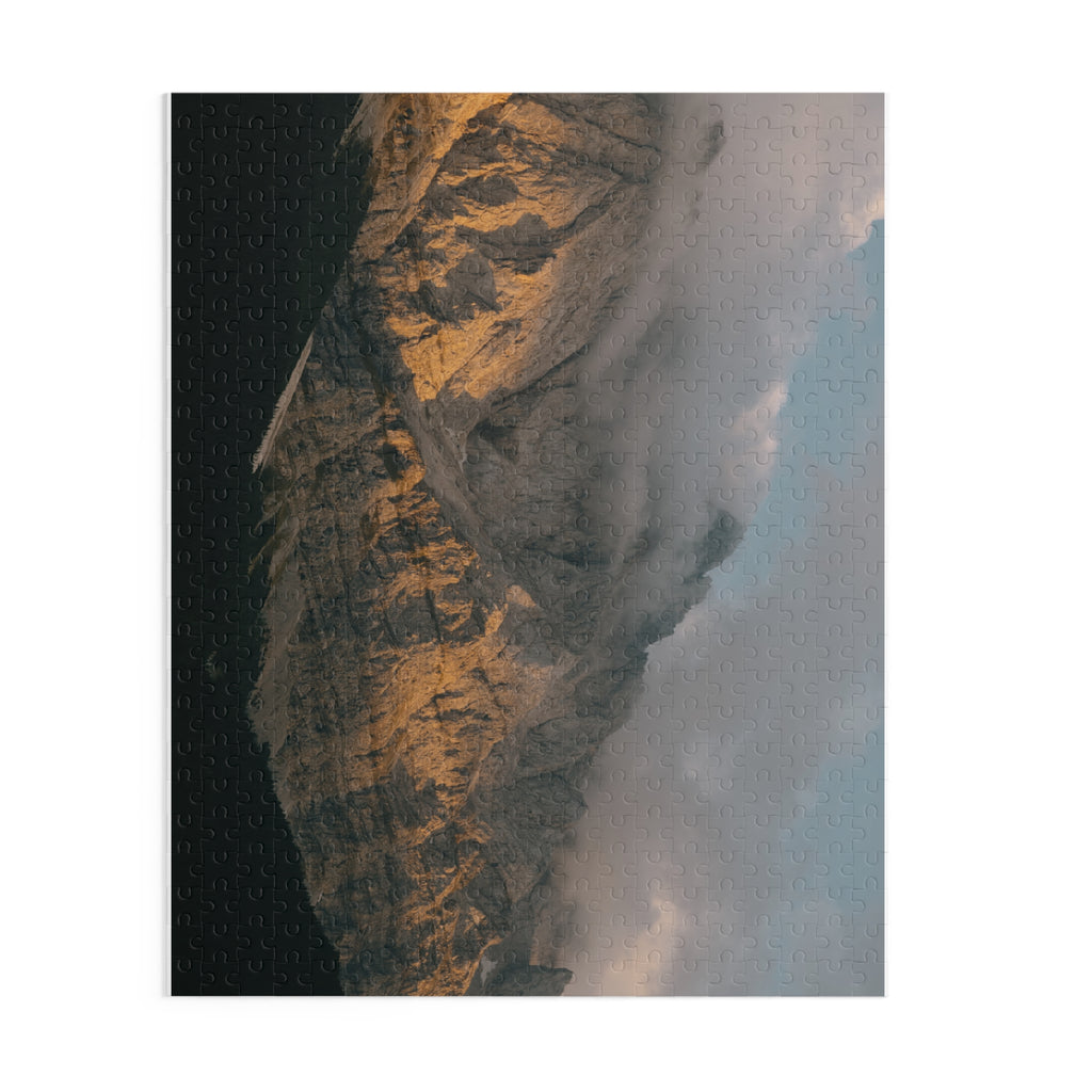 Mountain Sunrise Scenic Puzzle — 500/252/120 Piece Landscape Jigsaw