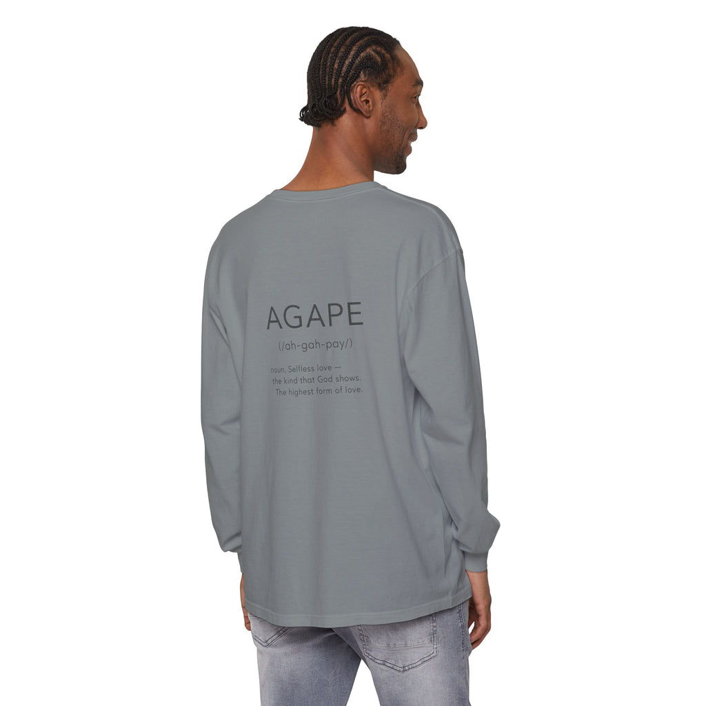 Agape Christian Long Sleeve T-Shirt — Faith-Based Apparel