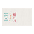 Happy & Dazzling Tea Towel — Bright Cotton Kitchen Towel