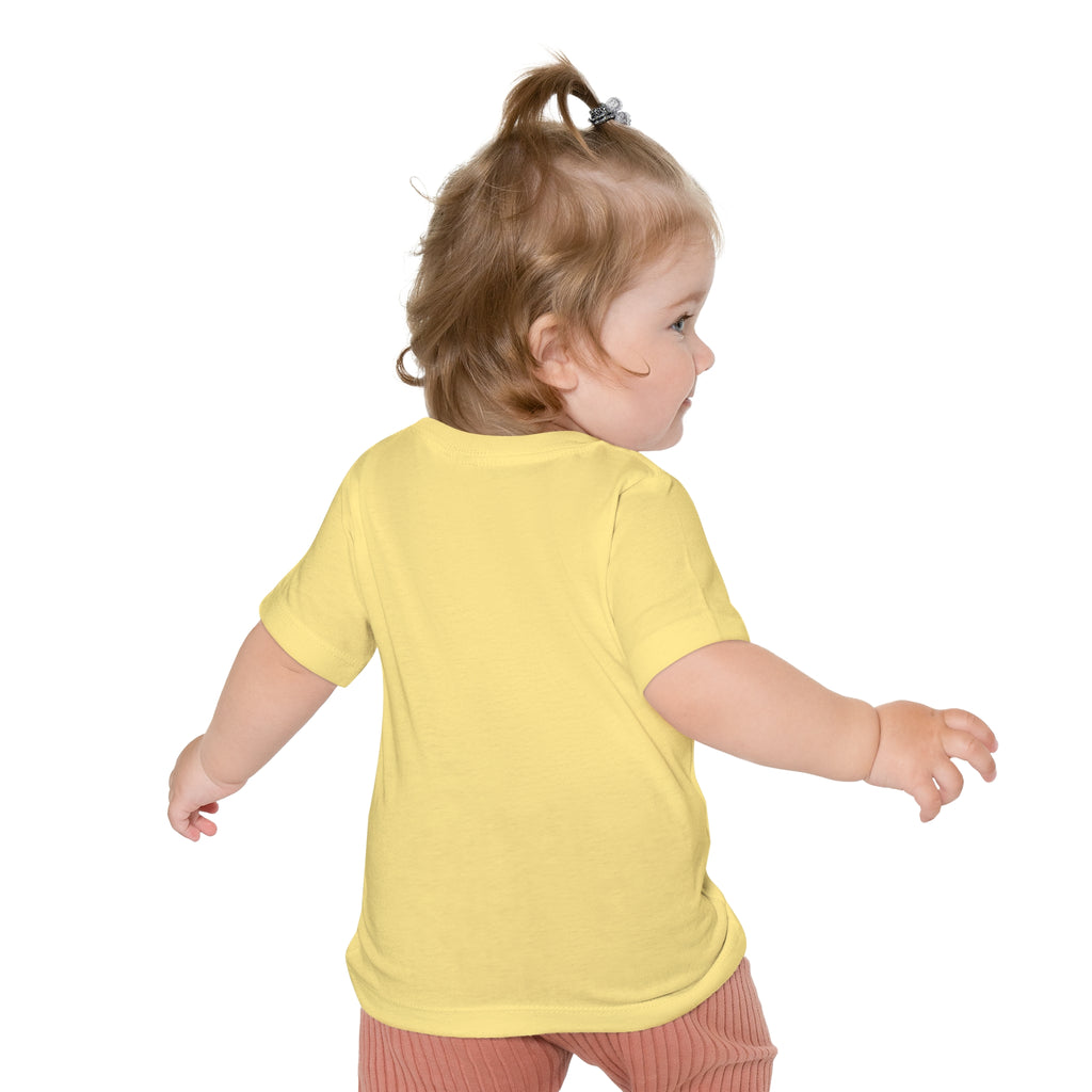 Unstoppable Chick Baby Short Sleeve T-Shirt — Cute Soft Fluffy Toddler Tee