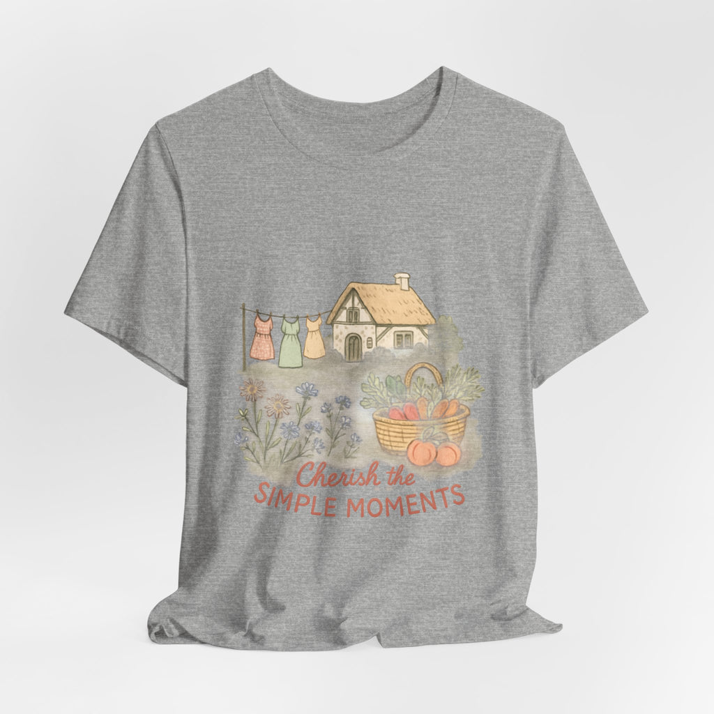 Cherish the simple moments- Jersey Short Sleeve Tee