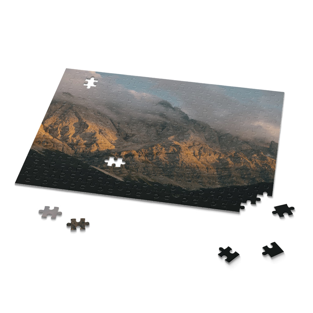 Mountain Sunrise Scenic Puzzle — 500/252/120 Piece Landscape Jigsaw