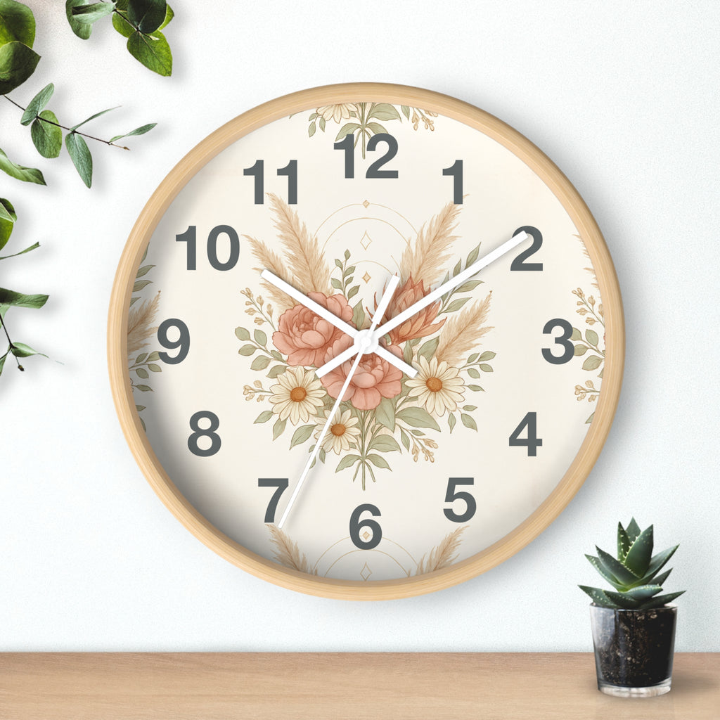 Floral Wall Clock