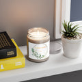 Eucalyptus & Herb Soy Candle — 9 oz Scented Candle with White Lid