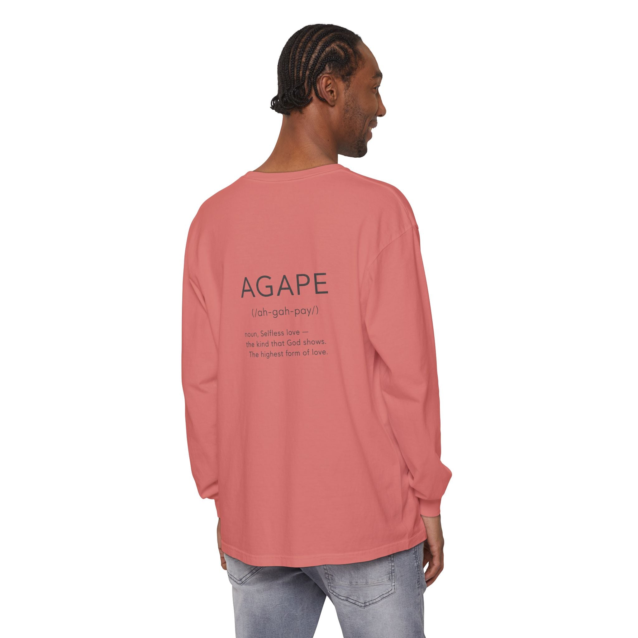 Agape Christian Long Sleeve T-Shirt — Faith-Based Apparel