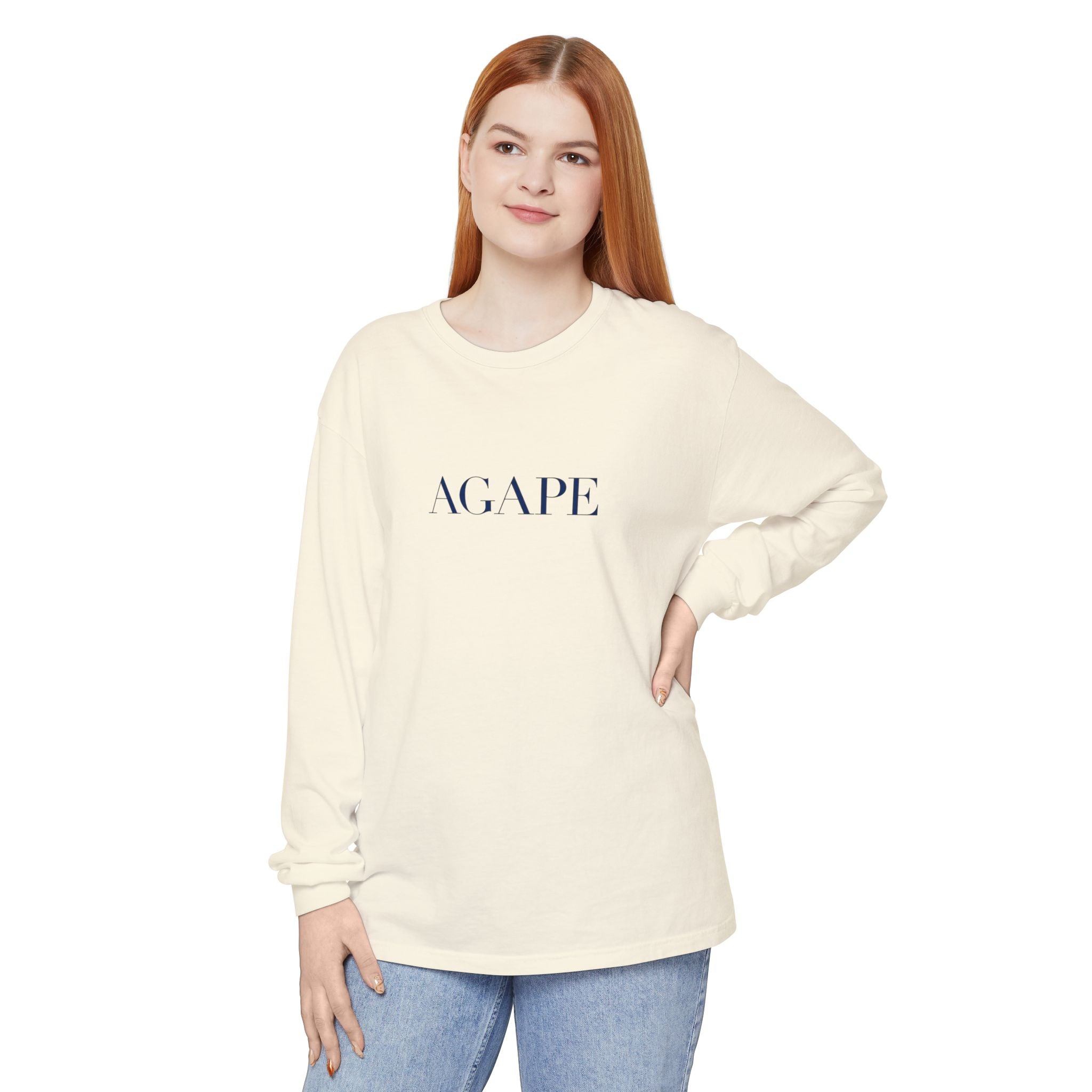 Agape Christian Long Sleeve T-Shirt — Faith-Based Apparel