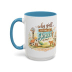 Why Y'all Testing the Jesus In Me? Coffee Mug — Farmhouse Christian Accent Mug