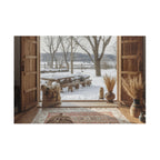 Cozy Winter Scene Puzzle (110, 252, 520, 1014-piece) - Perfect Gift for Family Game Night