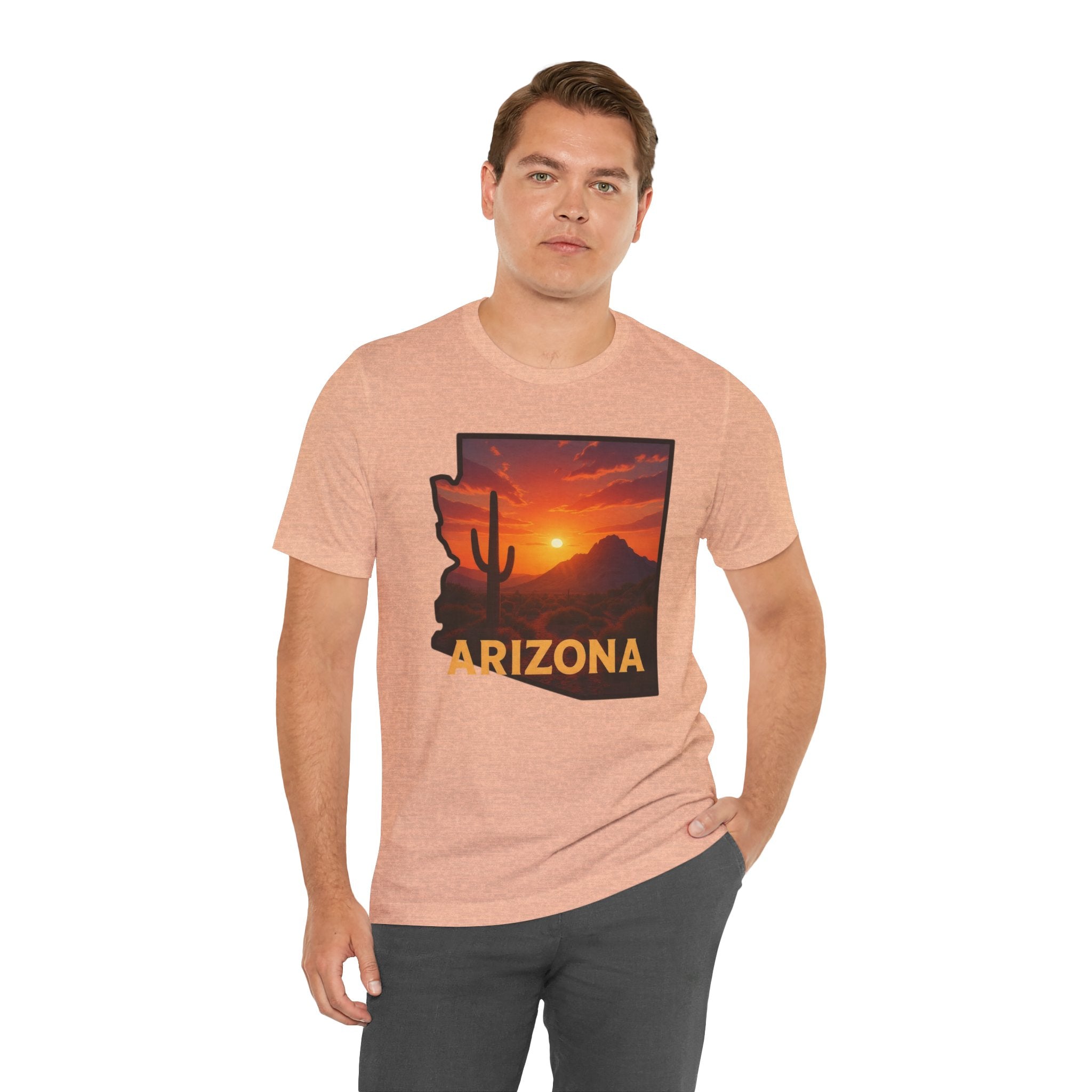 Arizona Cactus Sunset T-Shirt — Desert Sunset Graphic Tee