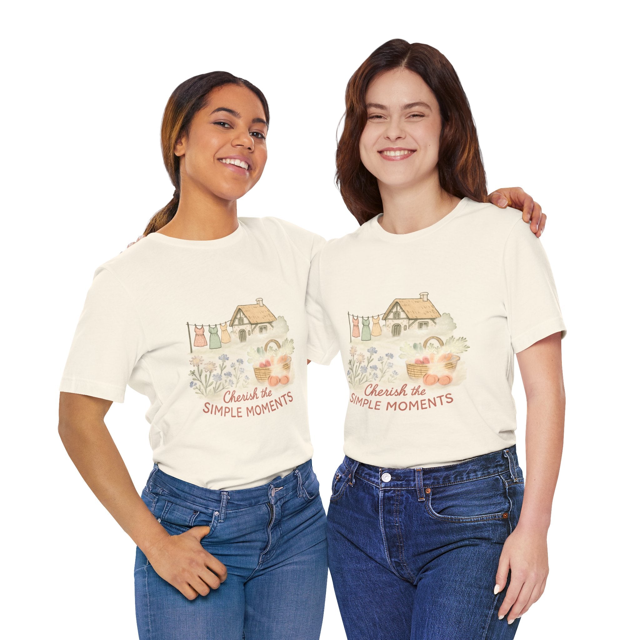 Cherish the simple moments- Jersey Short Sleeve Tee