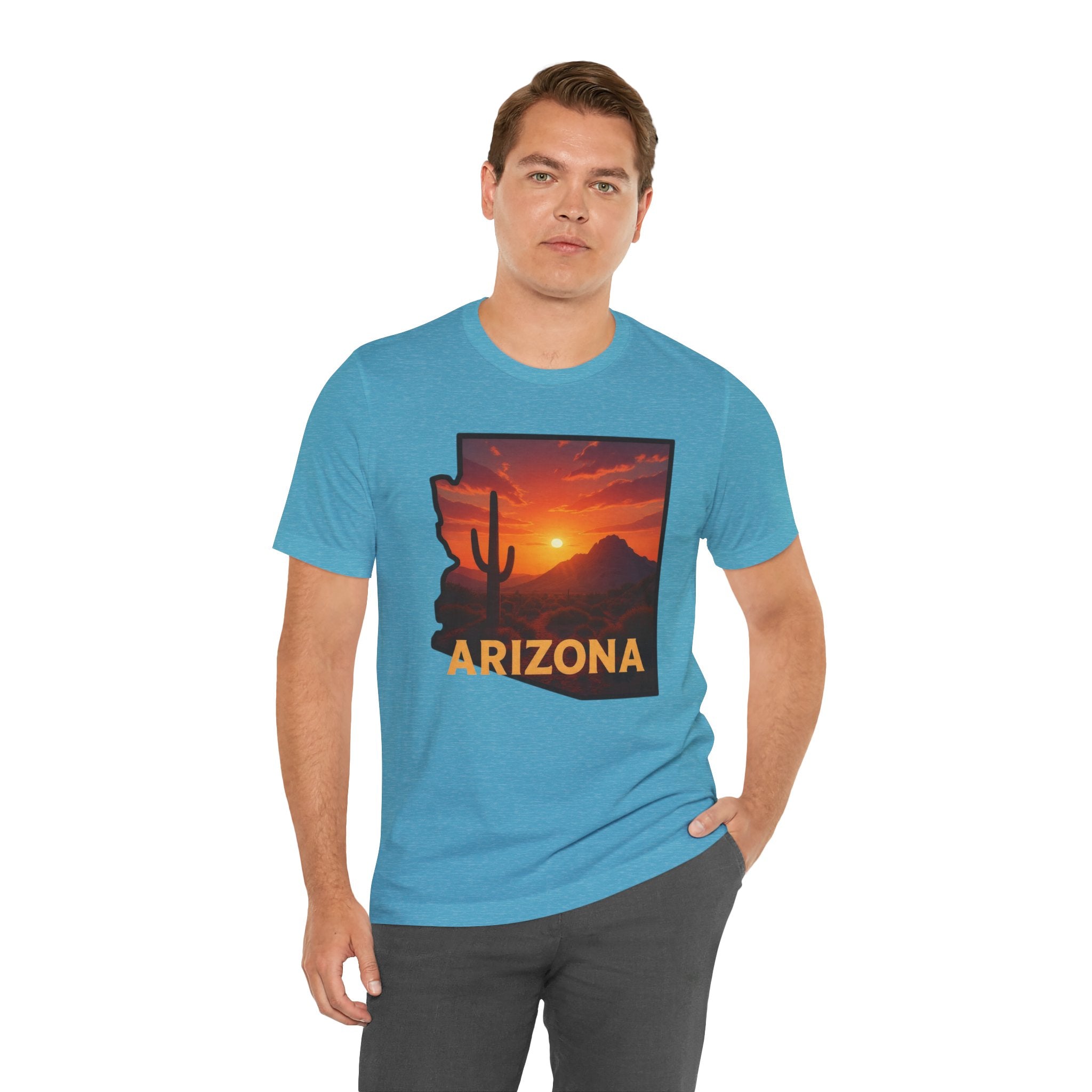 Arizona Cactus Sunset T-Shirt — Desert Sunset Graphic Tee