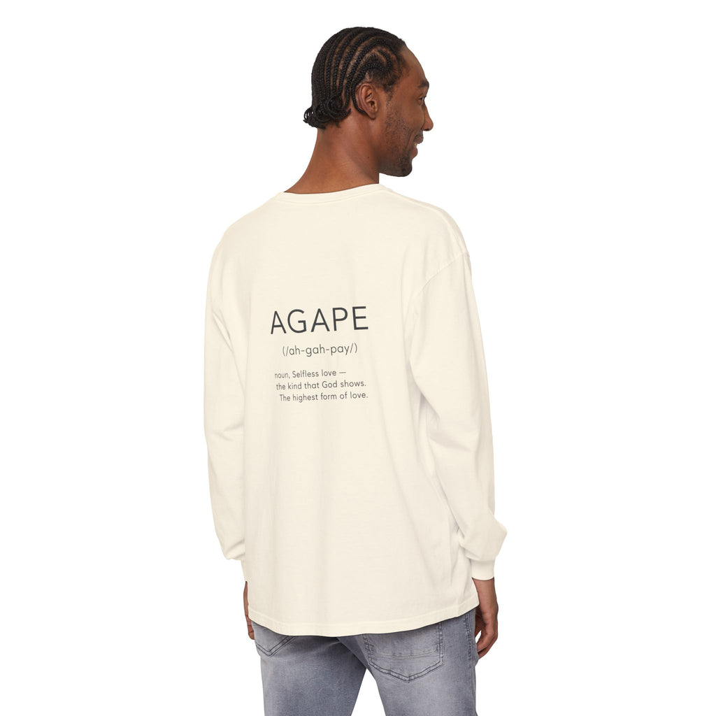 Agape Christian Long Sleeve T-Shirt — Faith-Based Apparel