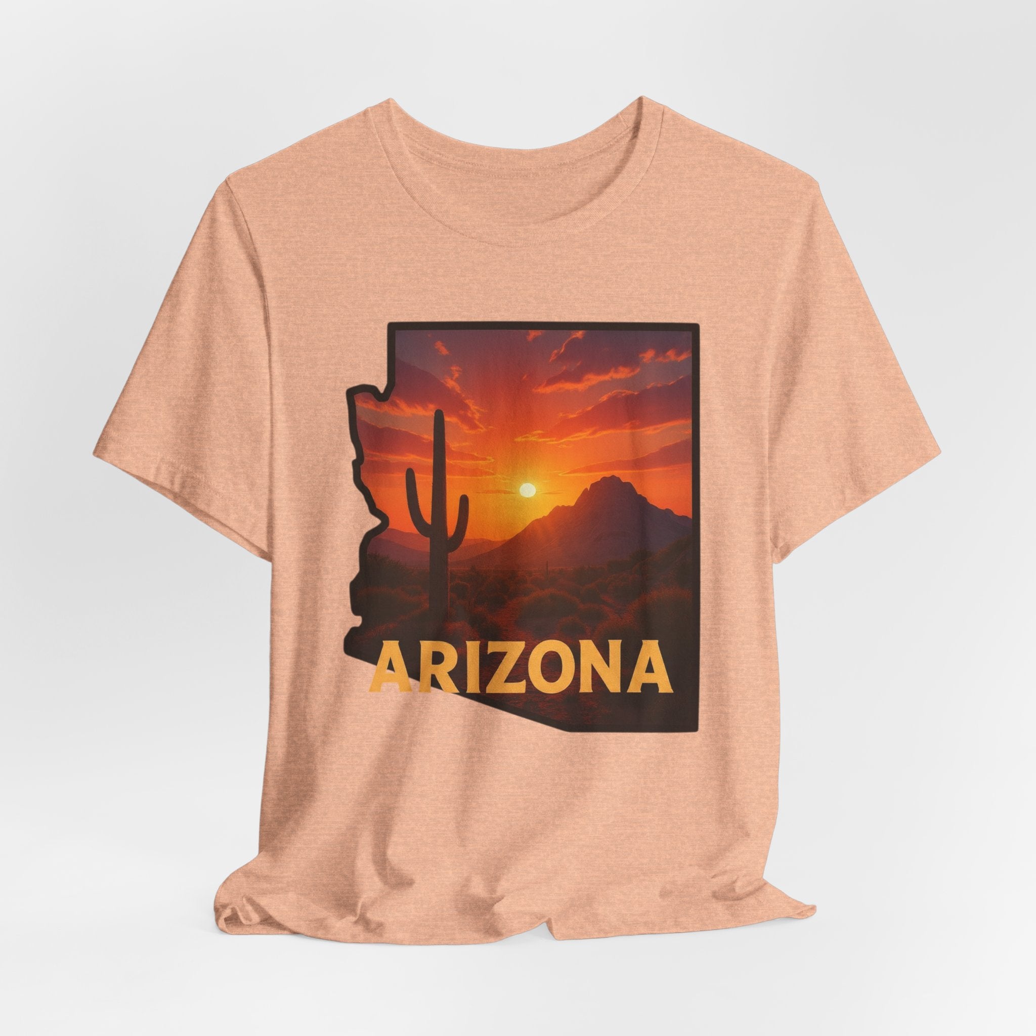 Arizona Cactus Sunset T-Shirt — Desert Sunset Graphic Tee