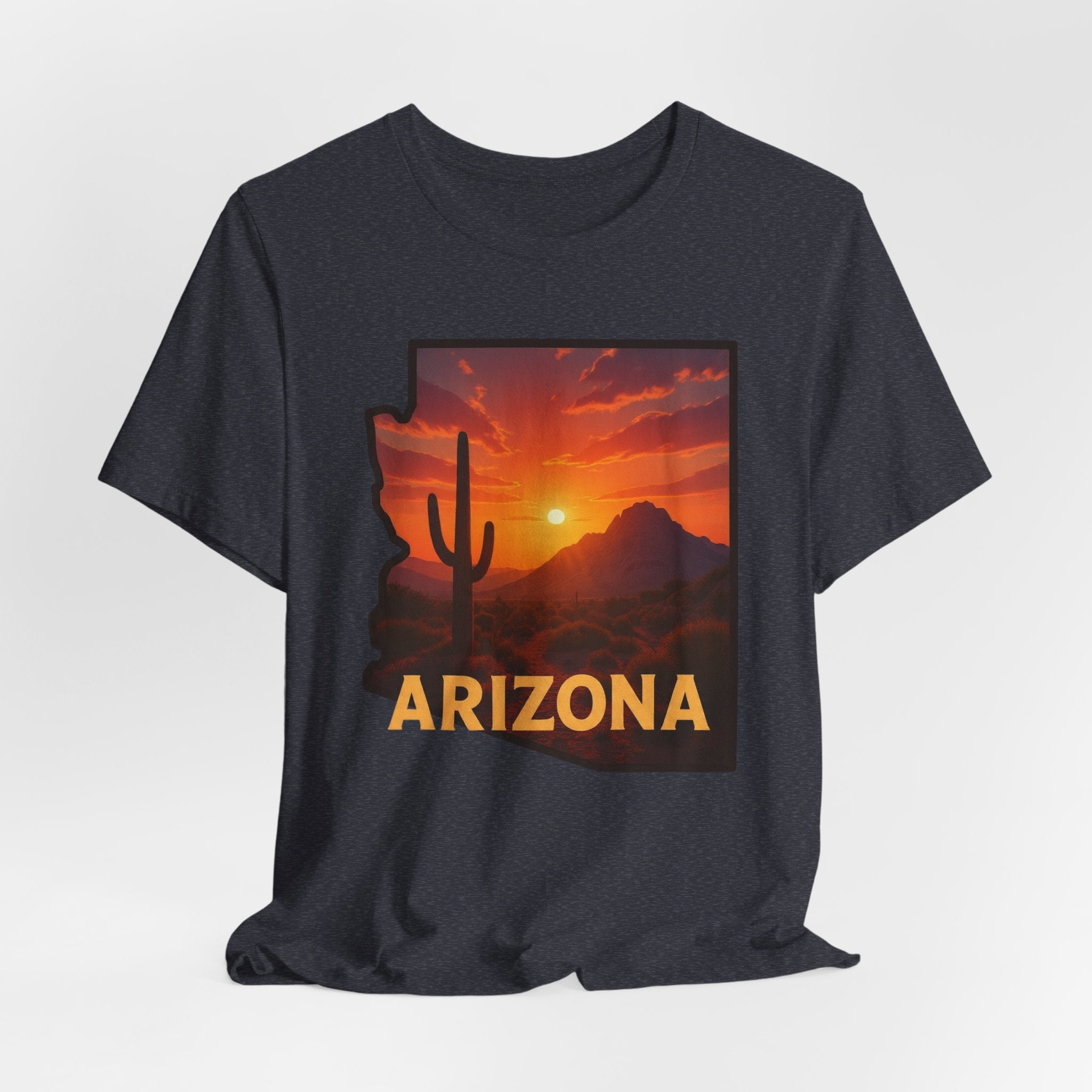 Arizona Cactus Sunset T-Shirt — Desert Sunset Graphic Tee