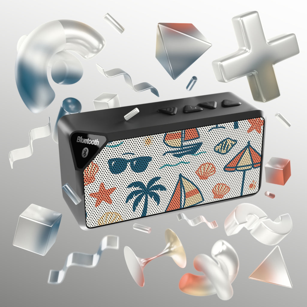 Tropical Bluetooth Speaker, Summer Sound System, Outdoor Party Speaker, Beach Music Player, Vacation Gift