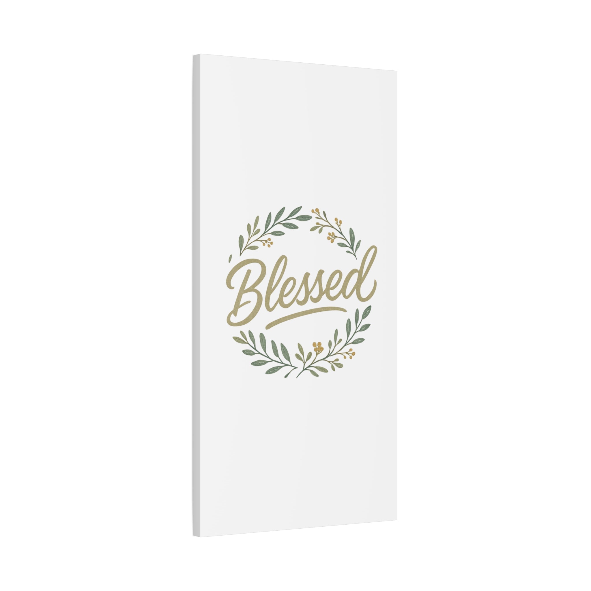 Blessed Wreath Matte Canvas Wall Art (Stretched 1.25")