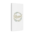 Blessed Wreath Matte Canvas Wall Art (Stretched 1.25")