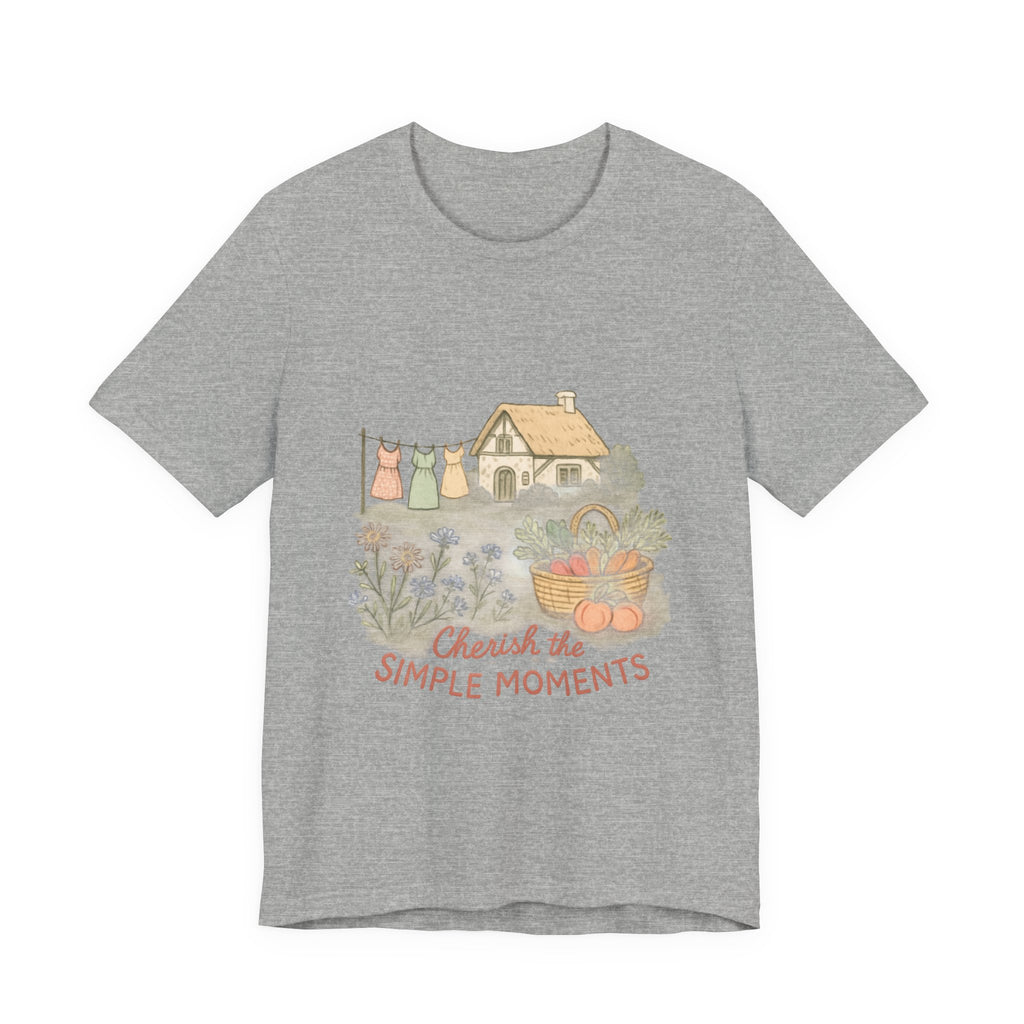 Cherish the simple moments- Jersey Short Sleeve Tee