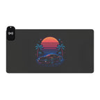 LED Gaming Mouse Pad with Wireless Charging - Retro Design, Desk Accessory for Gamers, LED Light Gift, Unique Office Decor, [...]