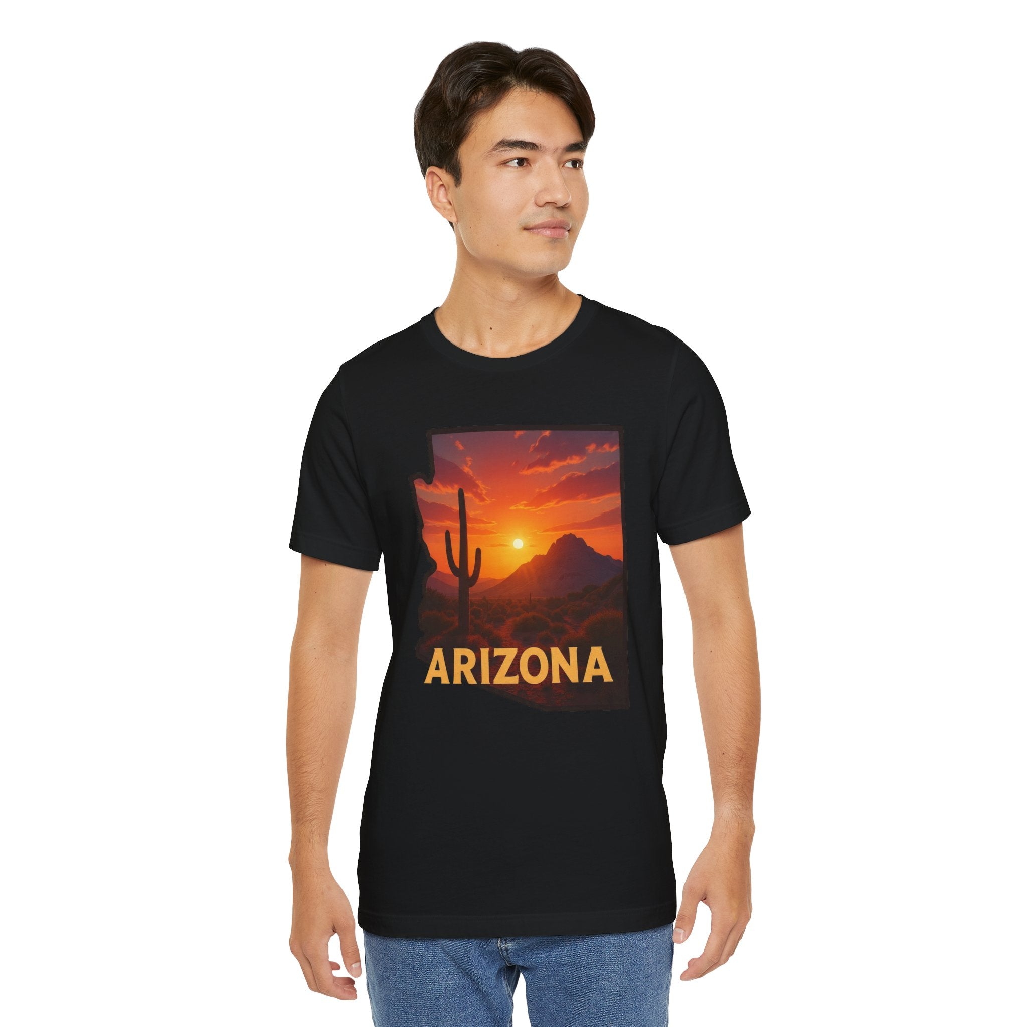 Arizona Cactus Sunset T-Shirt — Desert Sunset Graphic Tee