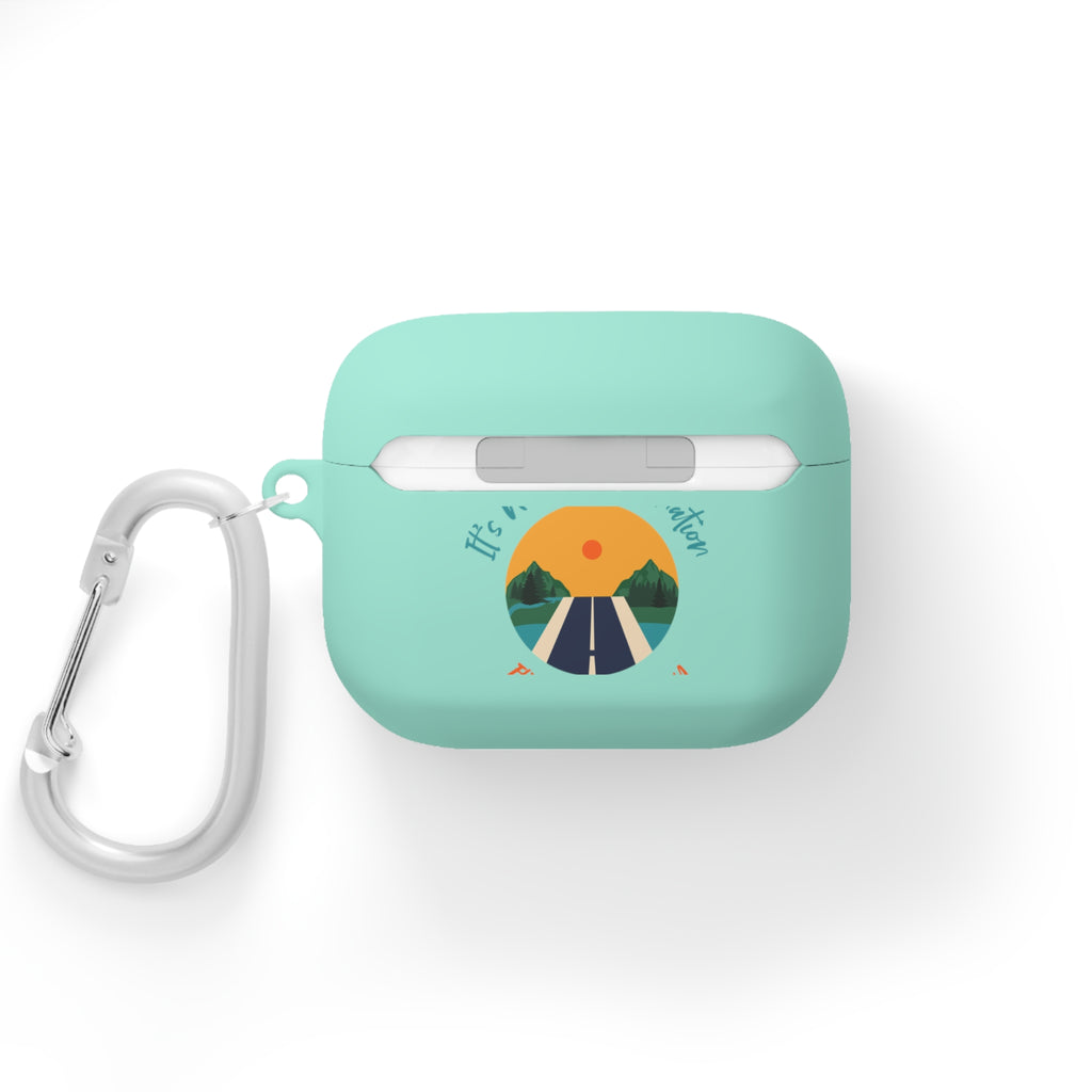 Inspirational AirPods Case Cover, Motivational AirPods Pro Sleeve, Adventure Gear, Travel Accessory, Gift for Travelers