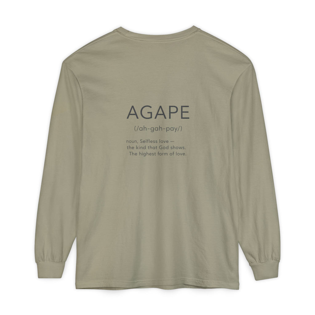 Agape Christian Long Sleeve T-Shirt — Faith-Based Apparel