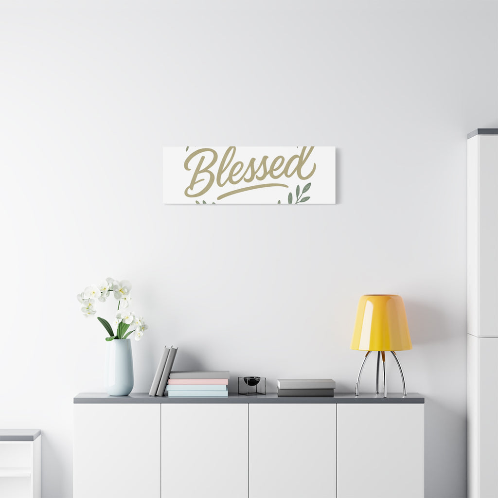 Blessed Wreath Matte Canvas Wall Art (Stretched 1.25")