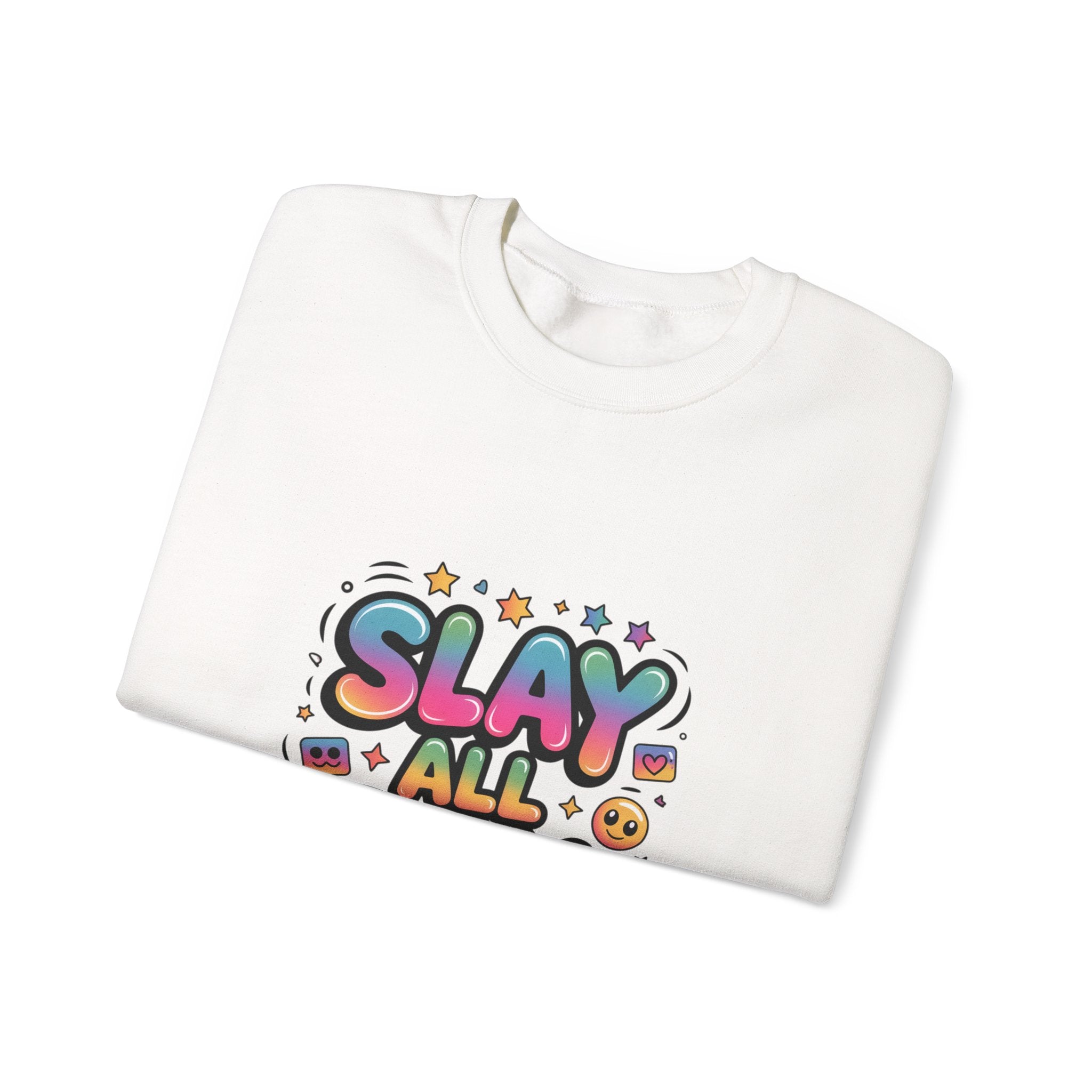 Slay All Day Sweatshirt — Motivational Crewneck for Confident Women