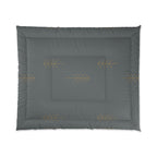 Charcoal Arrow Comforter — Minimalist Boho Bedding for Modern Bedrooms