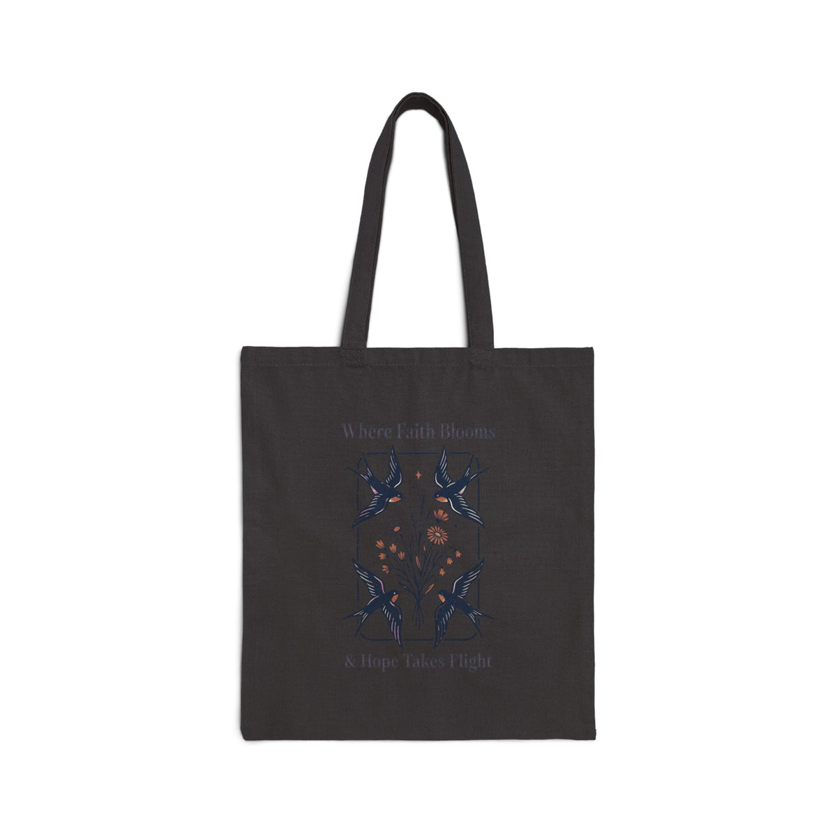 Monochrome Owl Illustration Tote | Birdwatching Naturalist Canvas