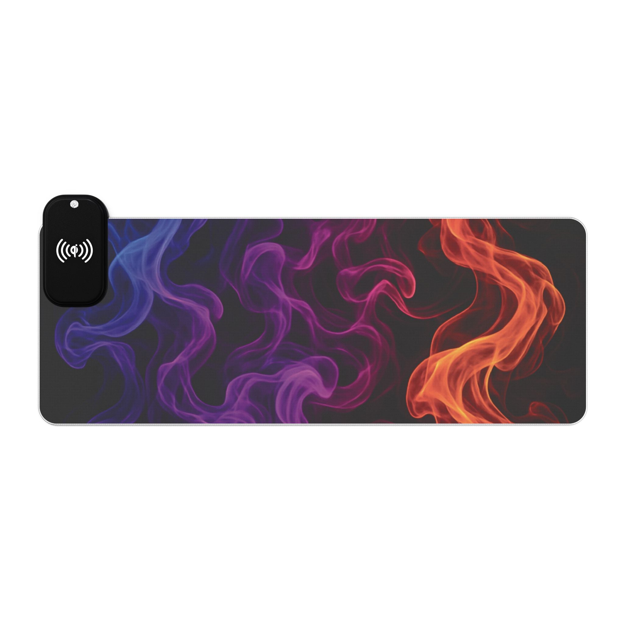 LED Gaming Mouse Pad: Wireless Charging, RGB Light-Up Desk Accessory, Perfect Gift for Gamers, Home Office Decor, PC Gaming Essentials