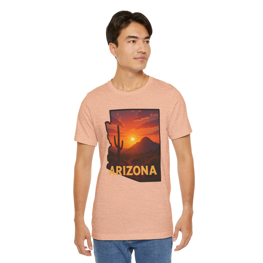 Arizona Cactus Sunset T-Shirt — Desert Sunset Graphic Tee