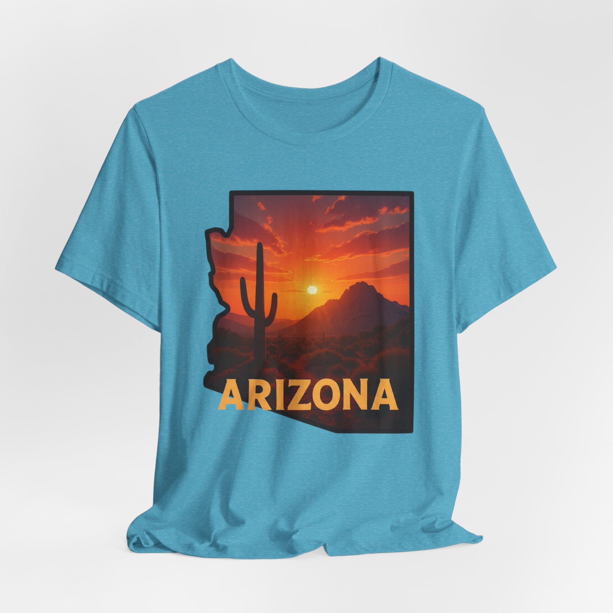 Arizona Cactus Sunset T-Shirt — Desert Sunset Graphic Tee