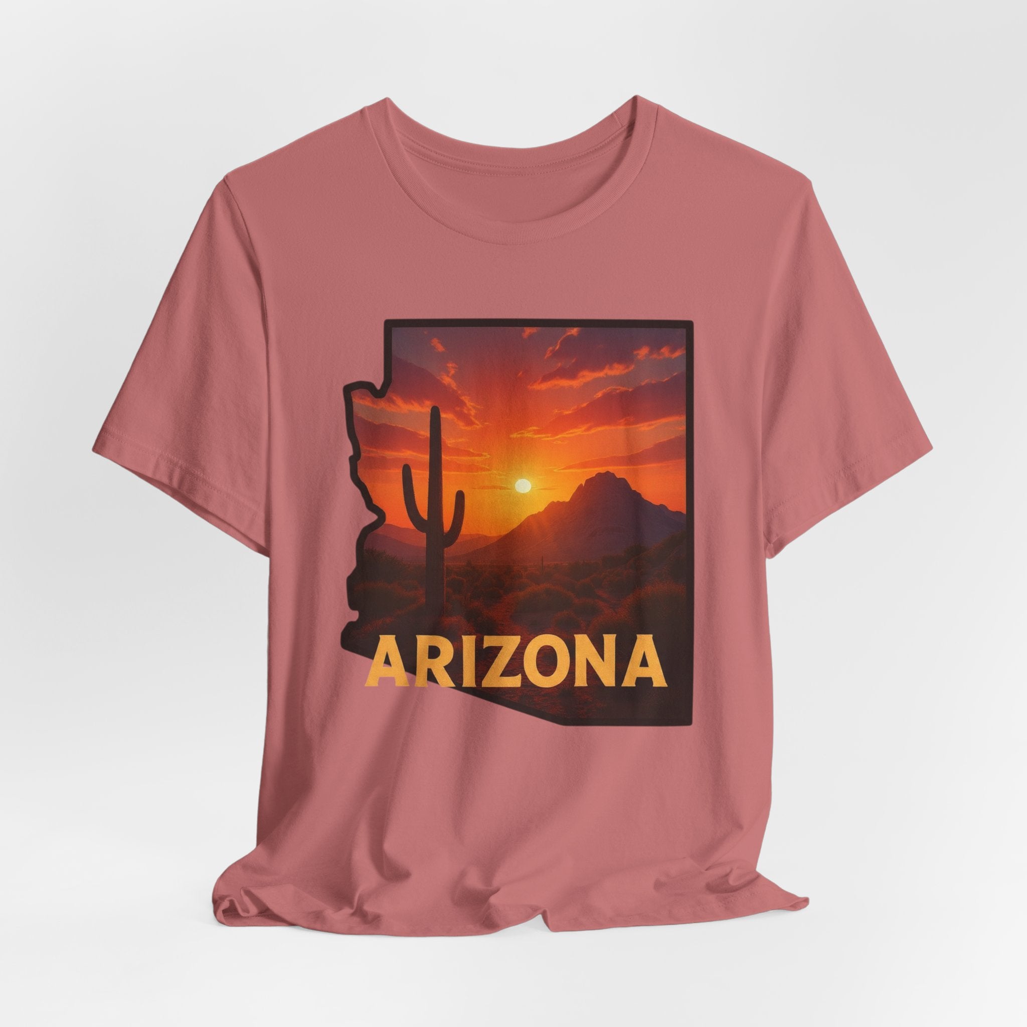 Arizona Cactus Sunset T-Shirt — Desert Sunset Graphic Tee