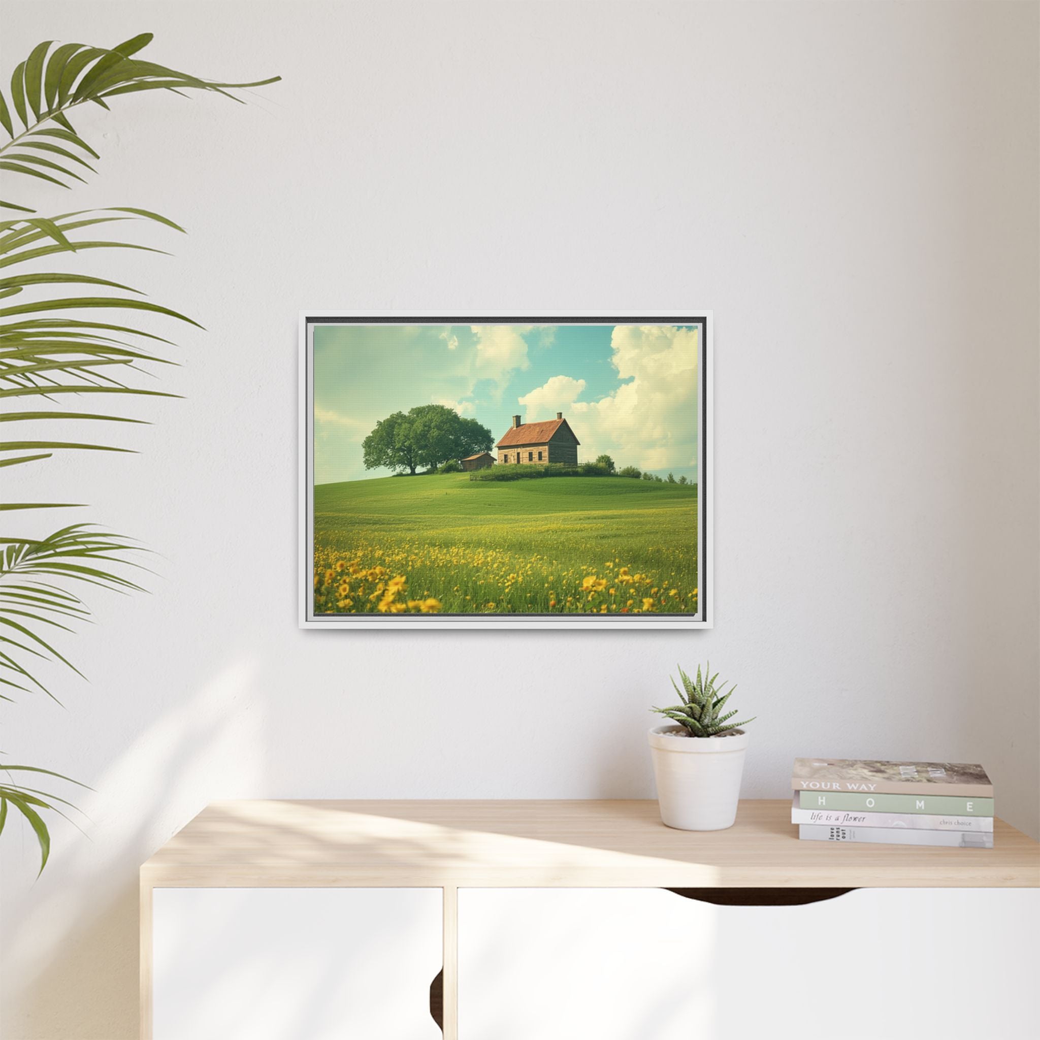 Matte Canvas, Framed (Multi-color)