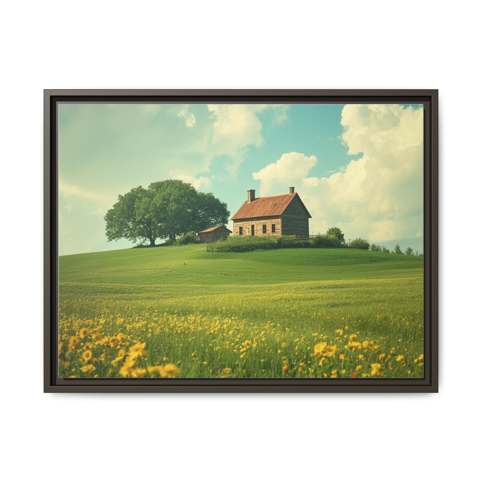 Matte Canvas, Framed (Multi-color)