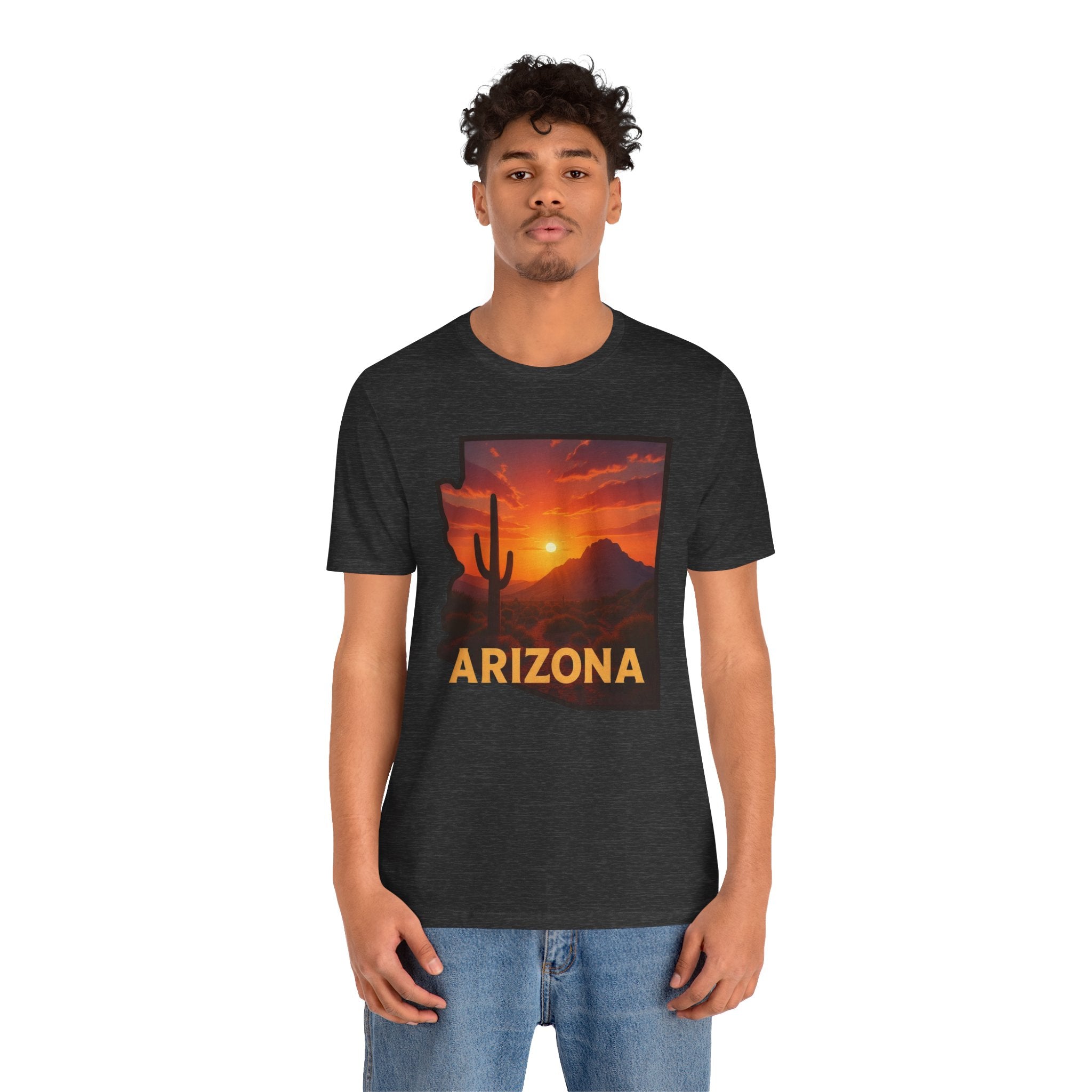 Arizona Cactus Sunset T-Shirt — Desert Sunset Graphic Tee