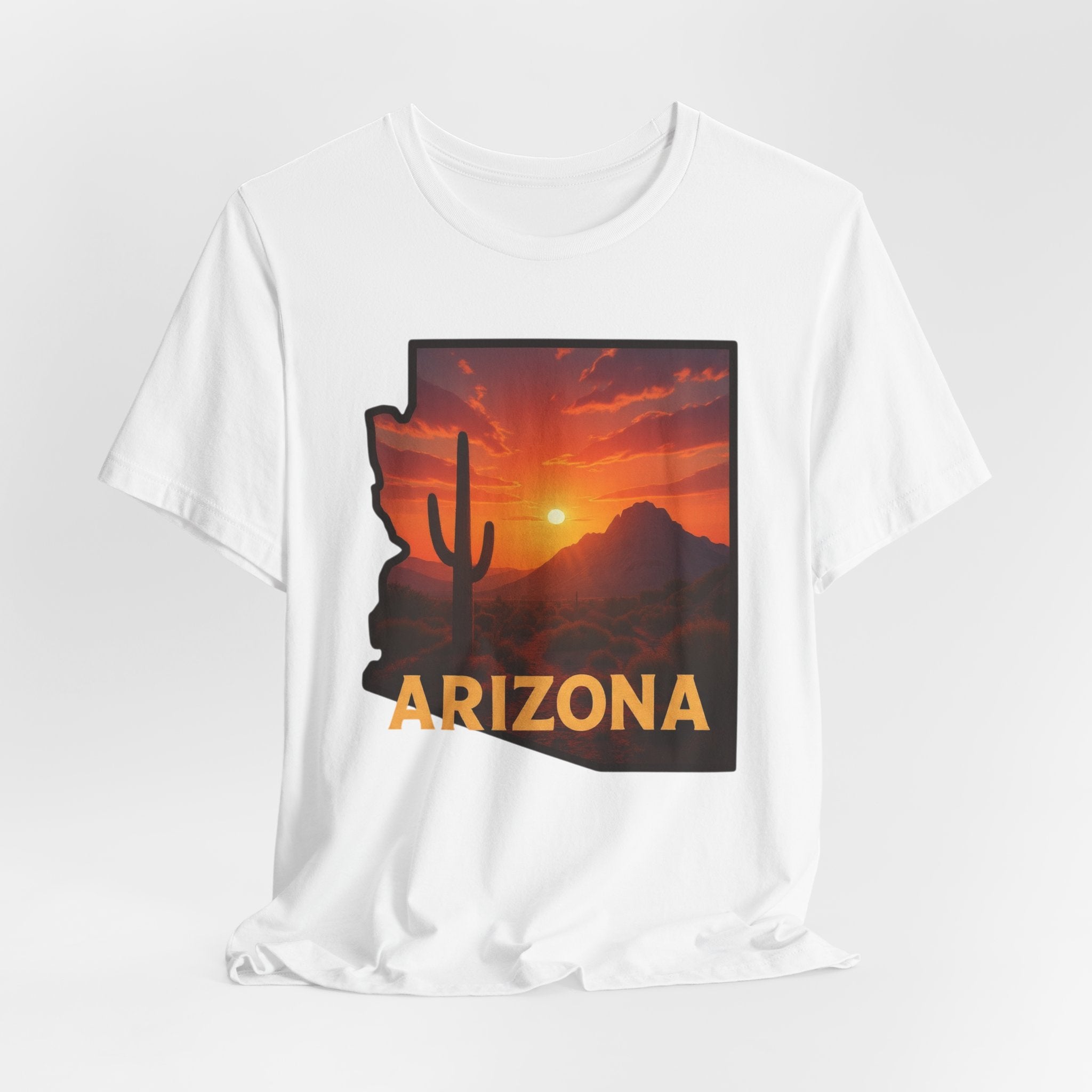 Arizona Cactus Sunset T-Shirt — Desert Sunset Graphic Tee