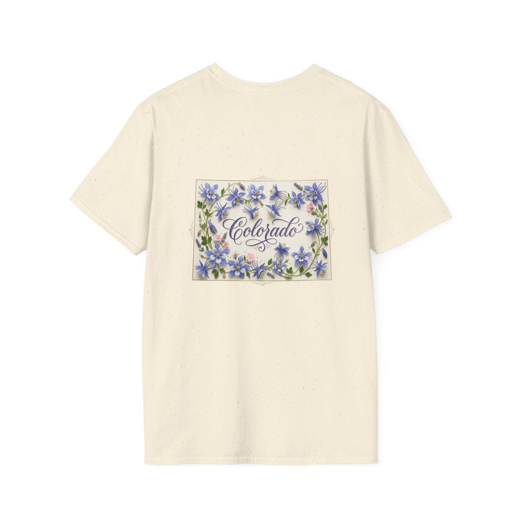 Colorado State Flower Women's T-Shirt — Floral Colorado Tee