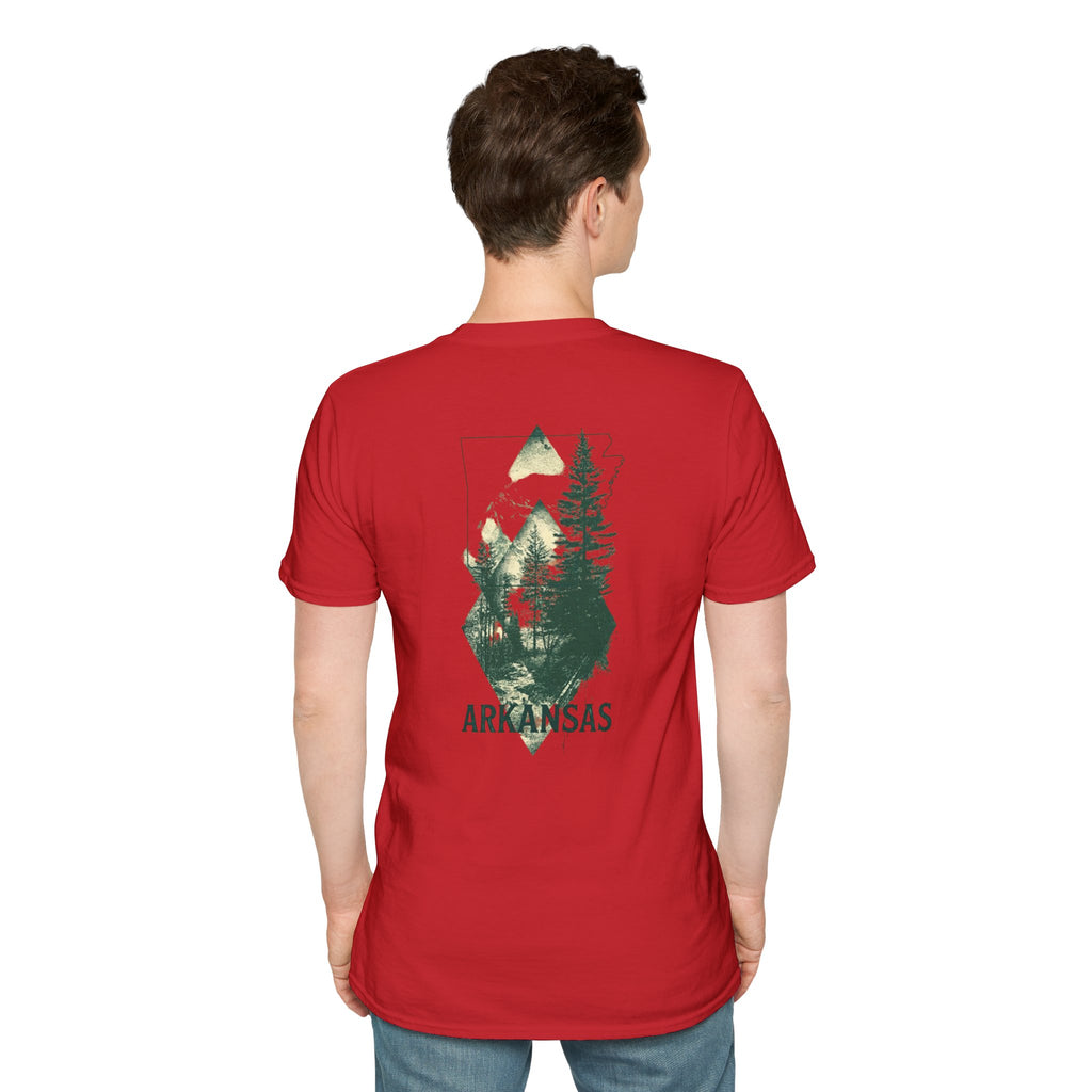 Arkansas Mountain Forest T-Shirt — Vintage Nature State Tee