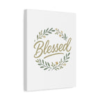 Blessed Wreath Matte Canvas Wall Art (Stretched 1.25")