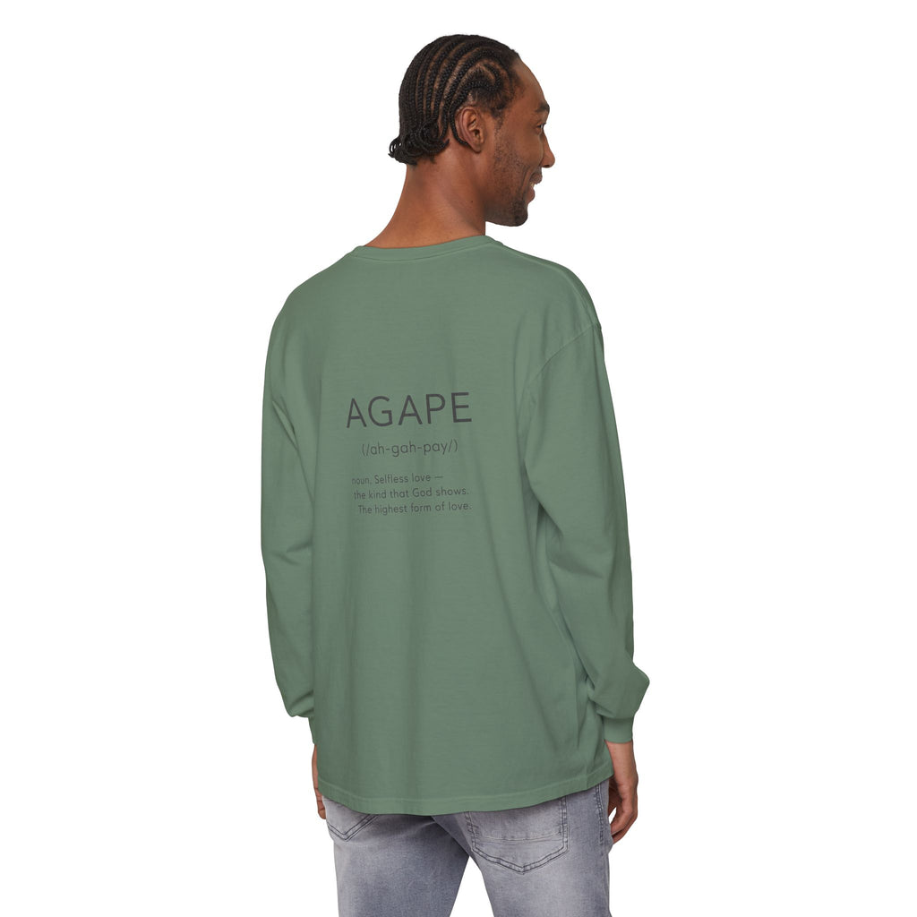 Agape Christian Long Sleeve T-Shirt — Faith-Based Apparel