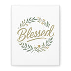 Blessed Wreath Matte Canvas Wall Art (Stretched 1.25")