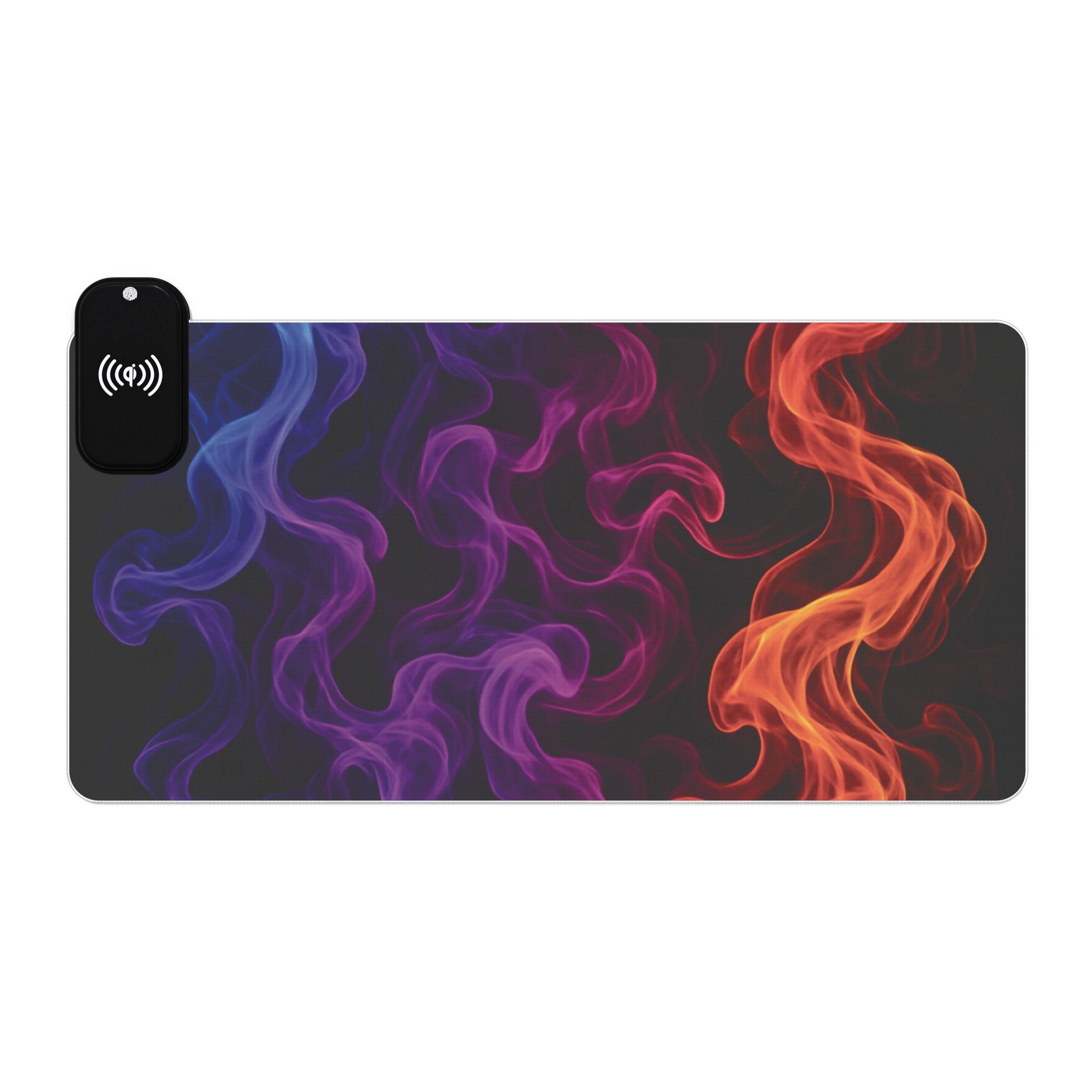 LED Gaming Mouse Pad: Wireless Charging, RGB Light-Up Desk Accessory, Perfect Gift for Gamers, Home Office Decor, PC Gaming Essentials