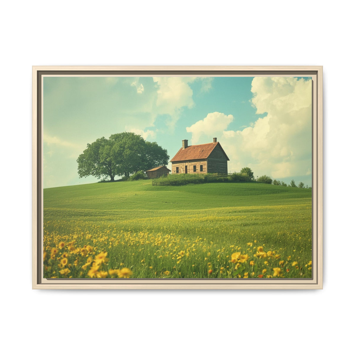 Matte Canvas, Framed (Multi-color)