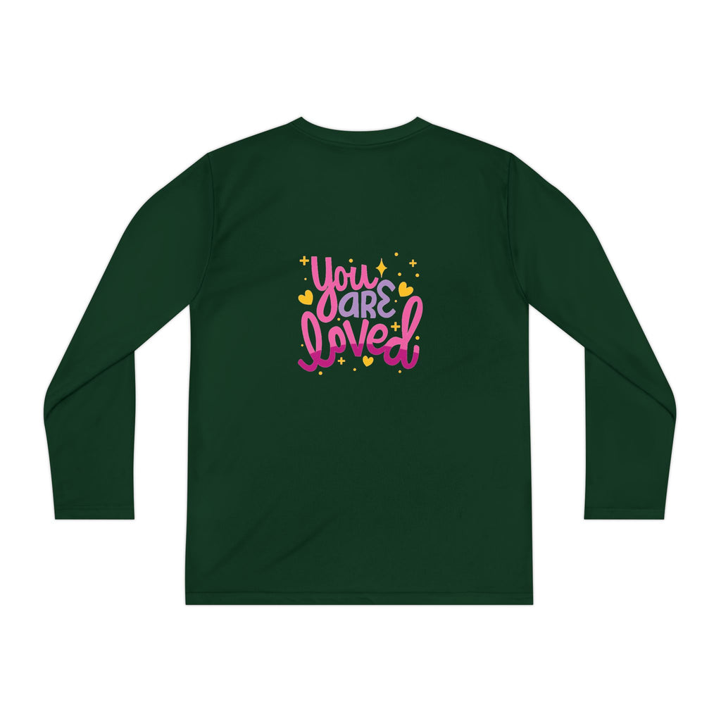 You Are Loved Youth Long Sleeve Tee — Inspirational Kids Shirt
