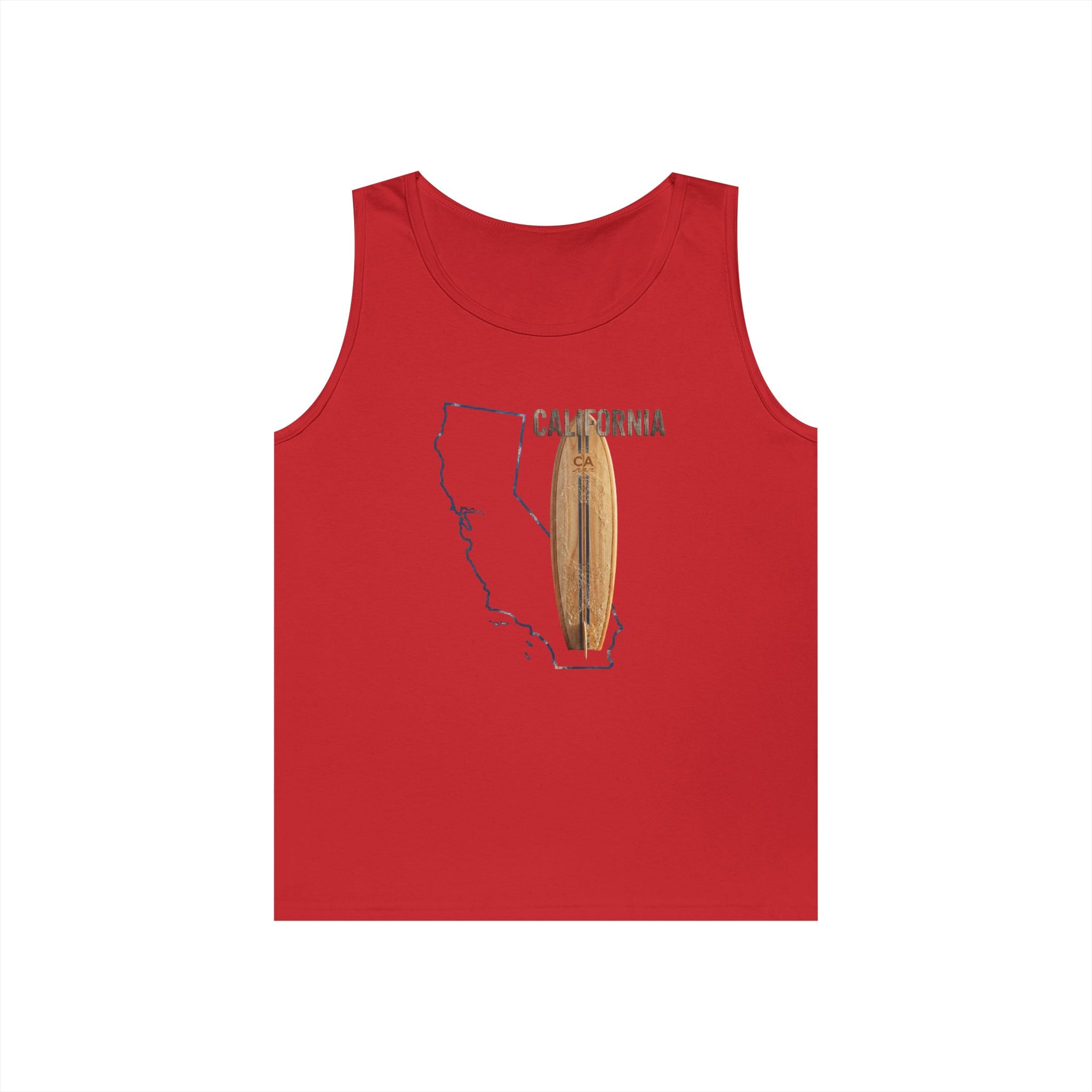 California Men's Coastal Cotton Tank Top – Lightweight, Breathable, Classic Fit Summer Essential