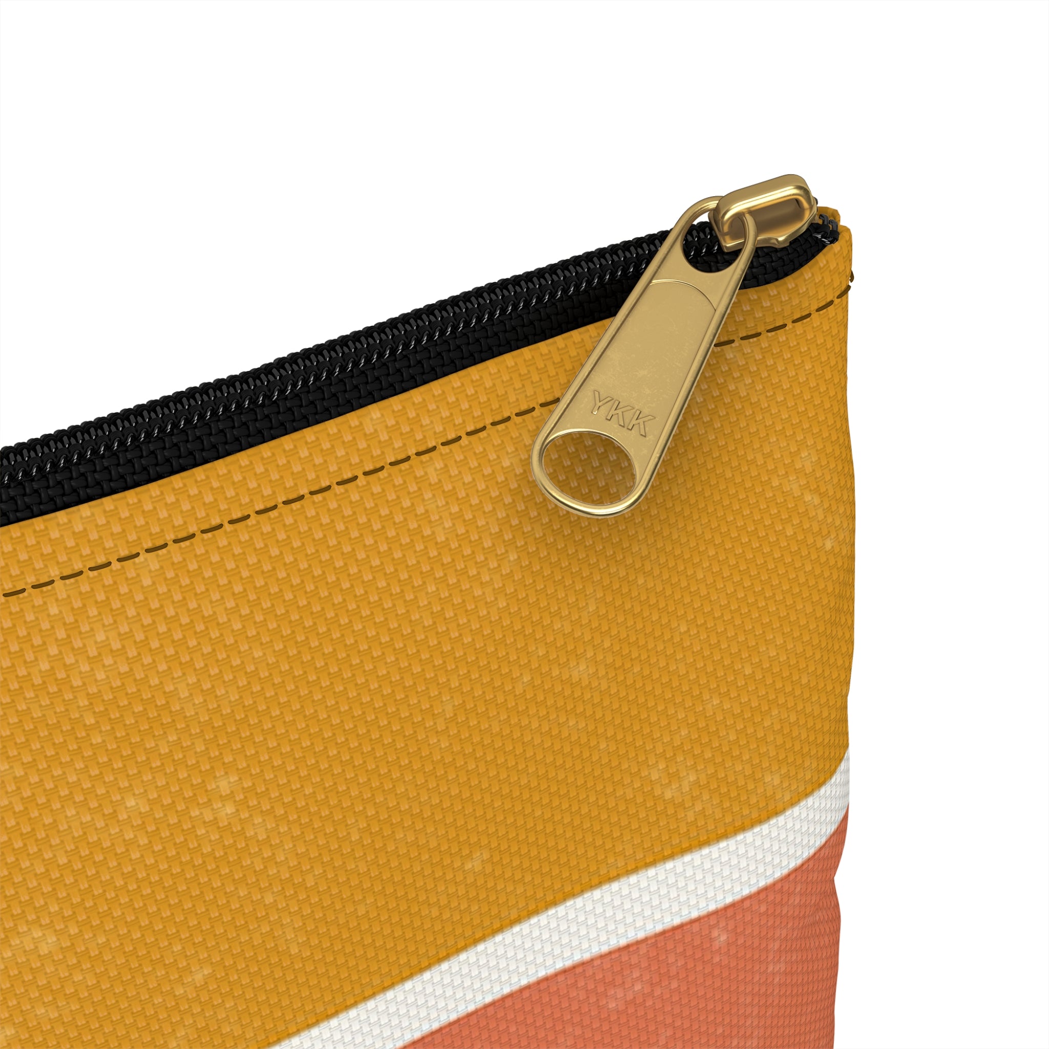 Retro Stripe Accessory Pouch - Stylish Makeup Bag for Travel & Organization